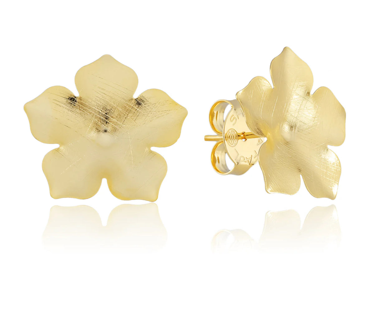 Forget-Me-Not Flower Stud