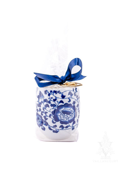 Blue Willow Vine Tea Cup Candle (Wall Street)