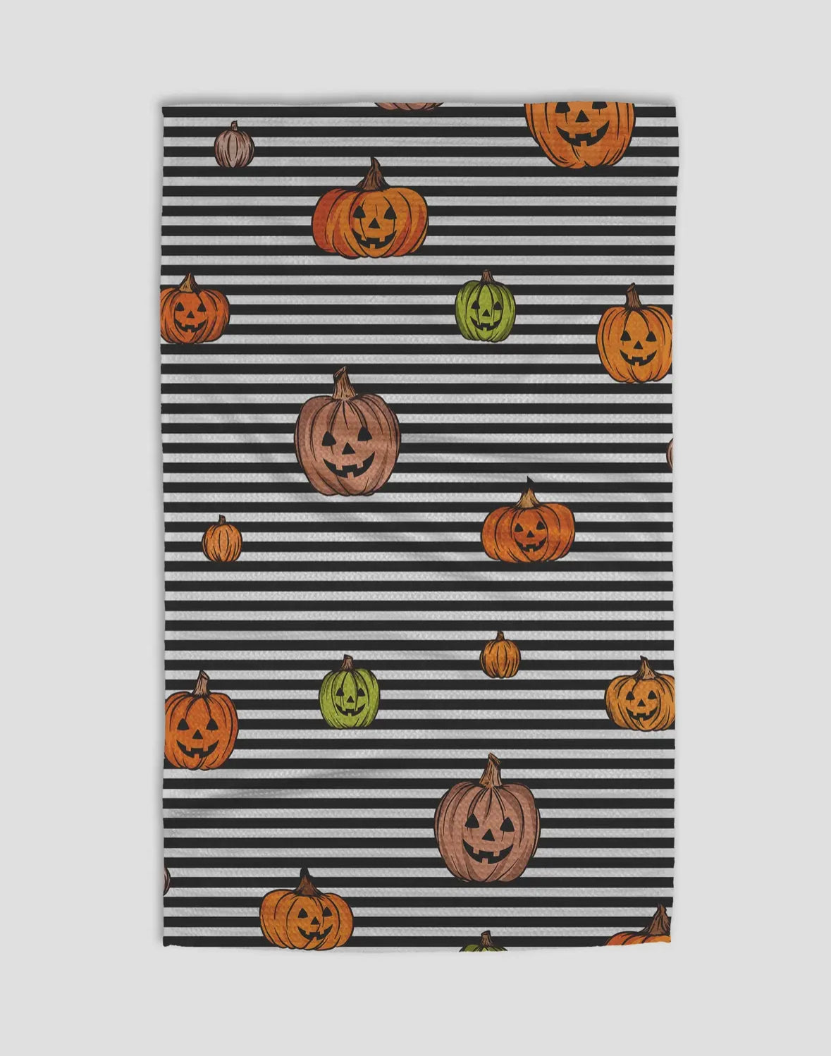 Tea Towel -Striped Pumpkins