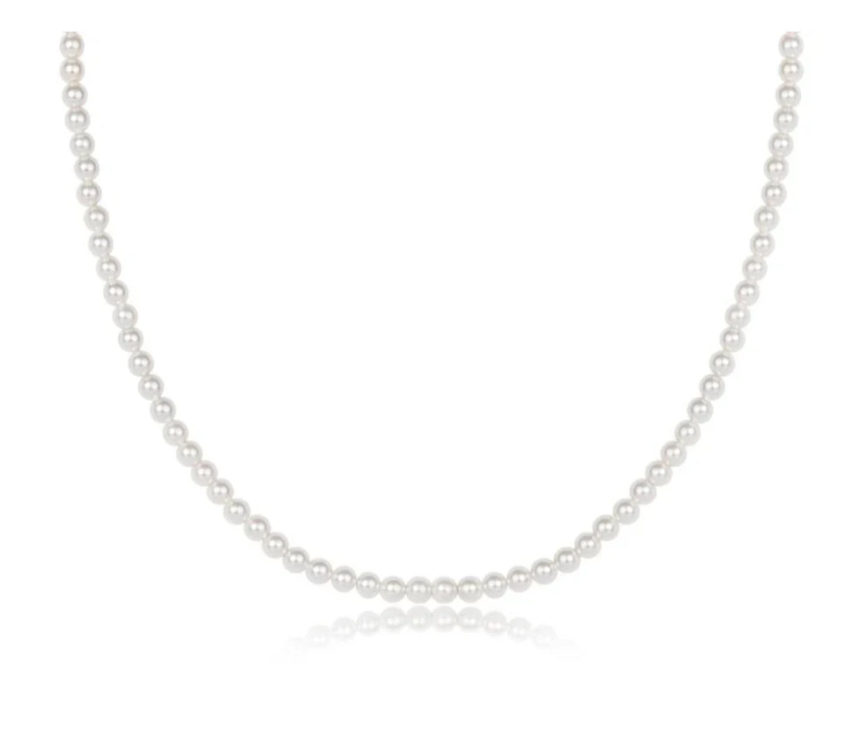 Choker Classic Pearl 15”- 3mm