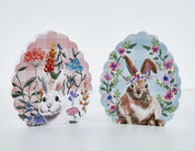 Easter Wooden Table Scalloped Egg
