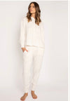 PJ Salvage Cable Crew Banded Pant - Ivory