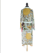 Lightweight Robe Gown- Joy Aqua Print