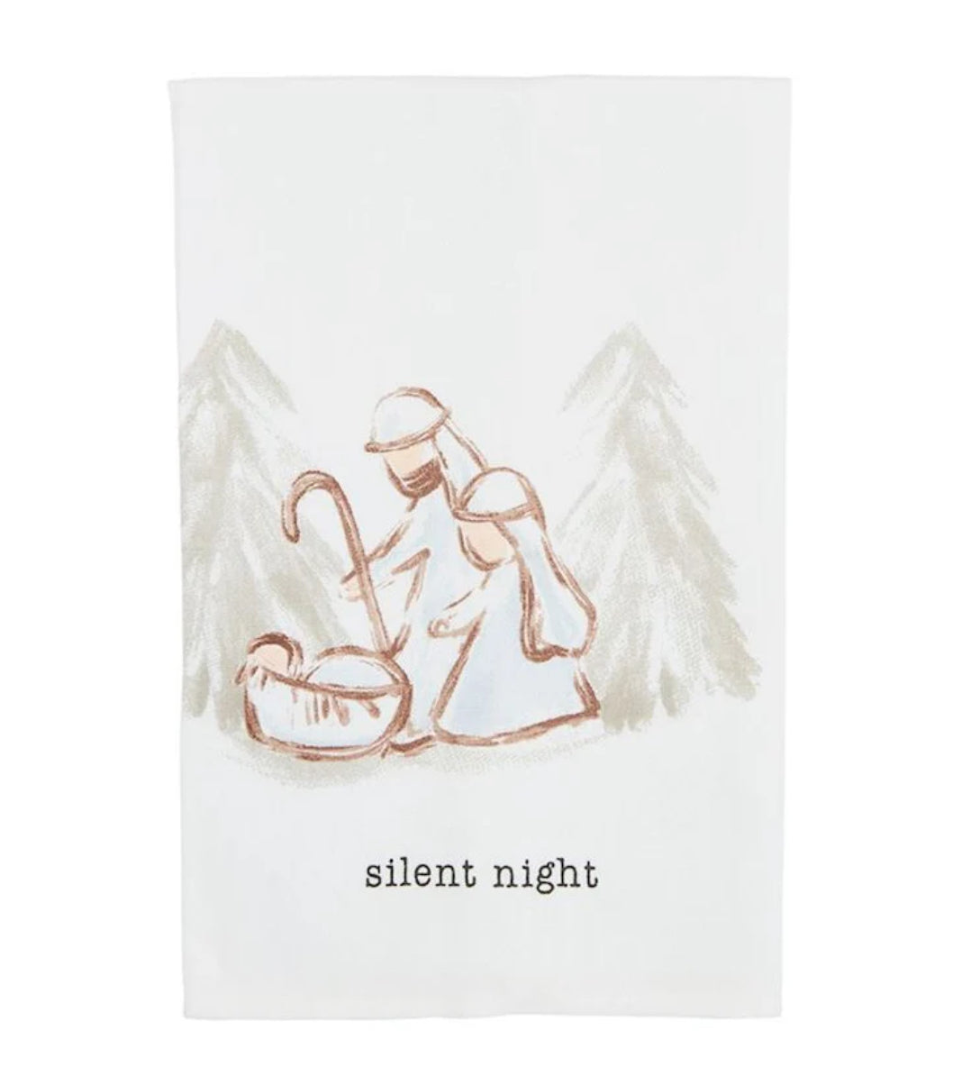 Christmas Hand Towel-Silent Night