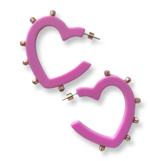 Lover Jewel Hoop - Cosmo Pink- Large