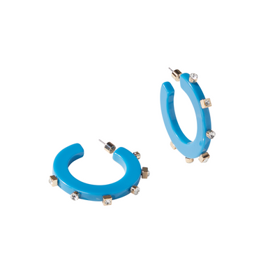Jewel Hoop French Blue - Small