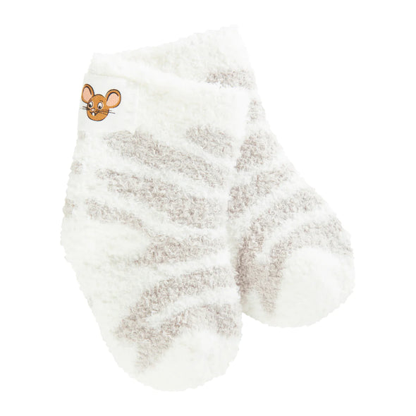 Infant Cozy Crew Socks- Tiger