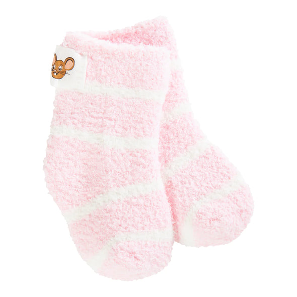 Infant Cozy Crew Socks- Pink