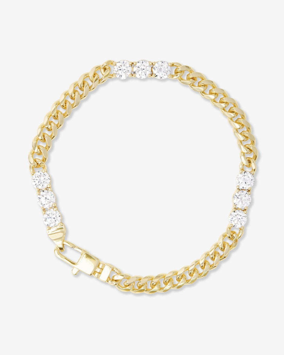 Baby Julian's Obsessed with Diamonds Bracelet - Gold