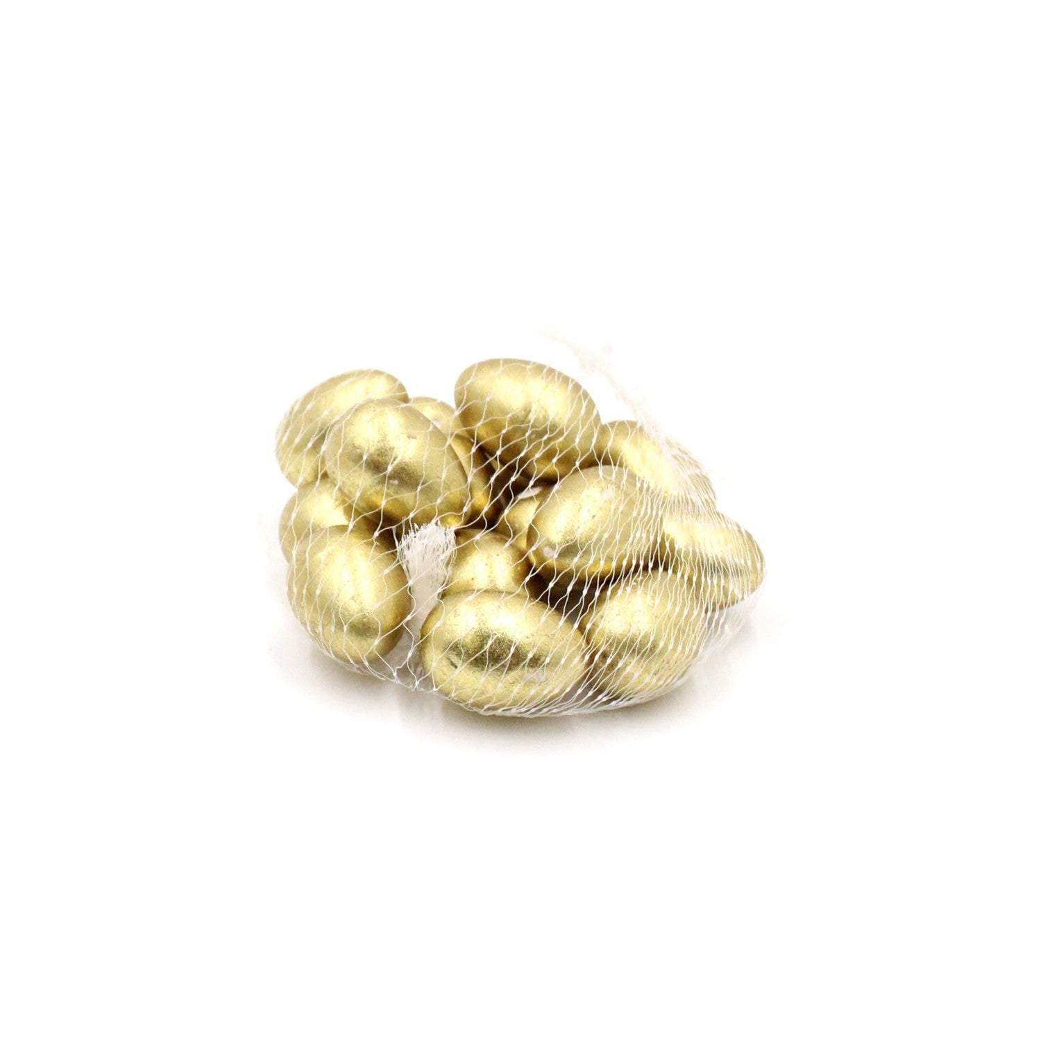Mini Egg Decor Filler- Gold Leaf