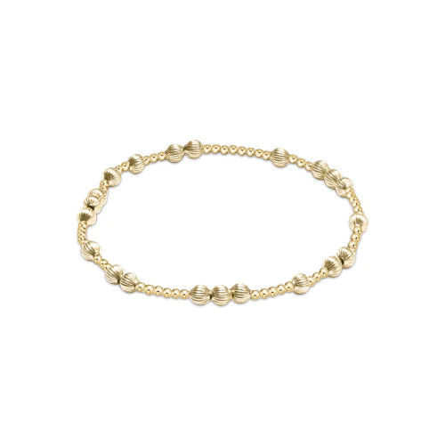 Hope Unwritten Dignity Gold Filled 4mm Bead Bracelet
