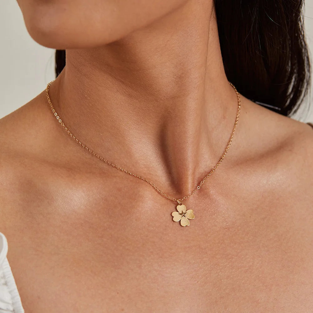 HART- Lucky Clover Gold Necklace