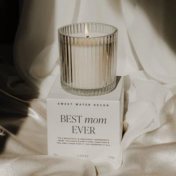 Ribbed Jar Candle- Best Mom
