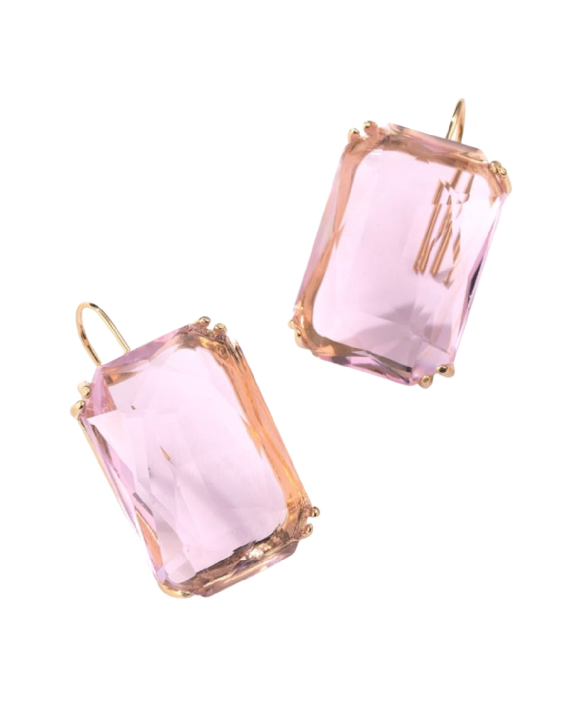 Ice Block Earrings - Pink