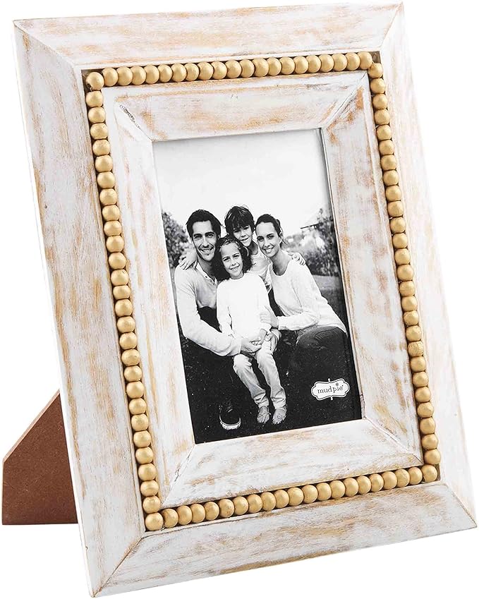 Gold Beaded Frame- Large