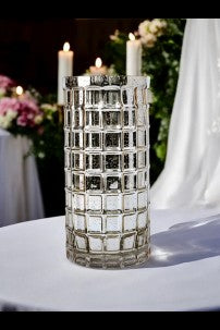 Shine Glass Cylinder 5 x10 With Flame Illusion