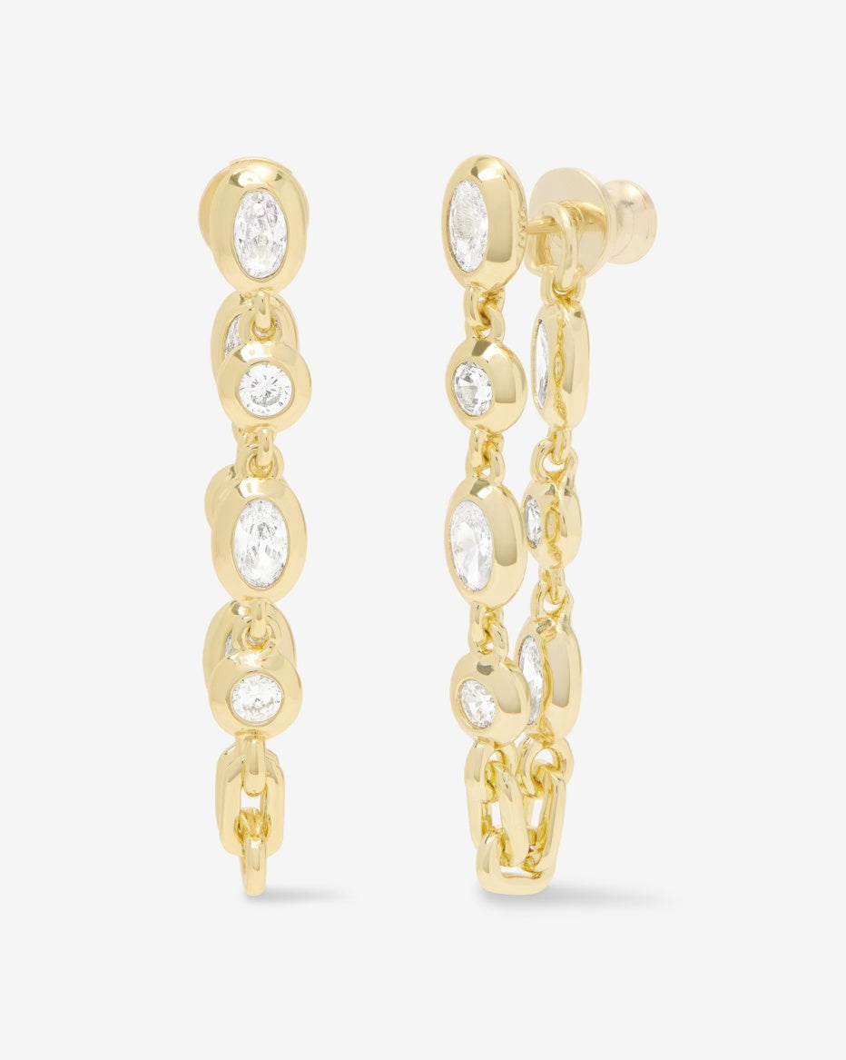 She’s A Boss Soft Hoops - Gold