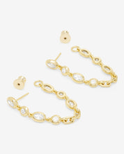 She’s A Boss Soft Hoops - Gold