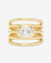 She’s A Boss Stacked Ring - Gold