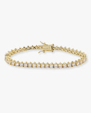 Not Your Basic Tennis Bracelet - Gold