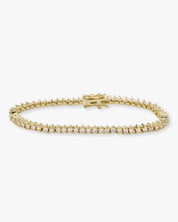 Baby Not Your Basic Tennis Bracelet - Gold