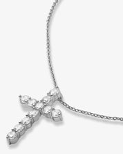 Oh She Fancy Small Cross Pendant - Silver