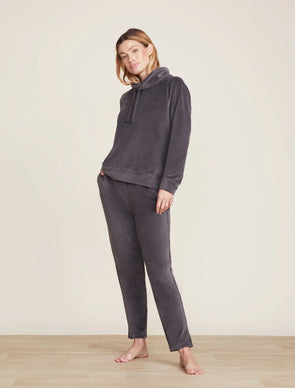 LuxeChic® Funnel Neck Pullover- Carbon