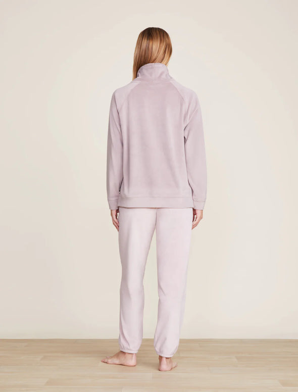 LuxeChic® Funnel Neck Pullover- Taupe