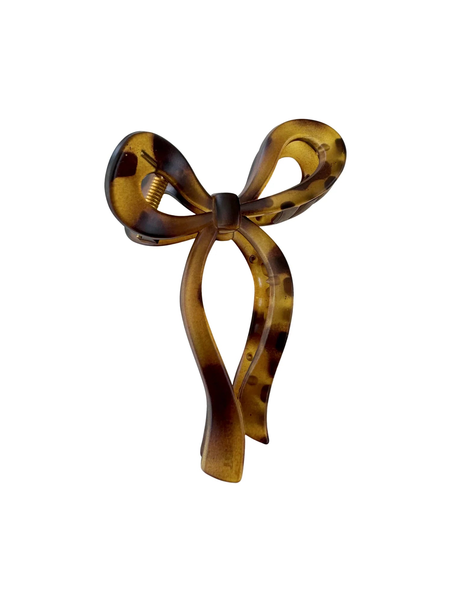 Ribbon Hair Clip - Tortoise