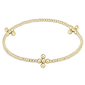 XL ENewton Extends Signature Cross Gold Pattern