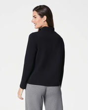 Spanx AirEssentials Mock Pullover - Black