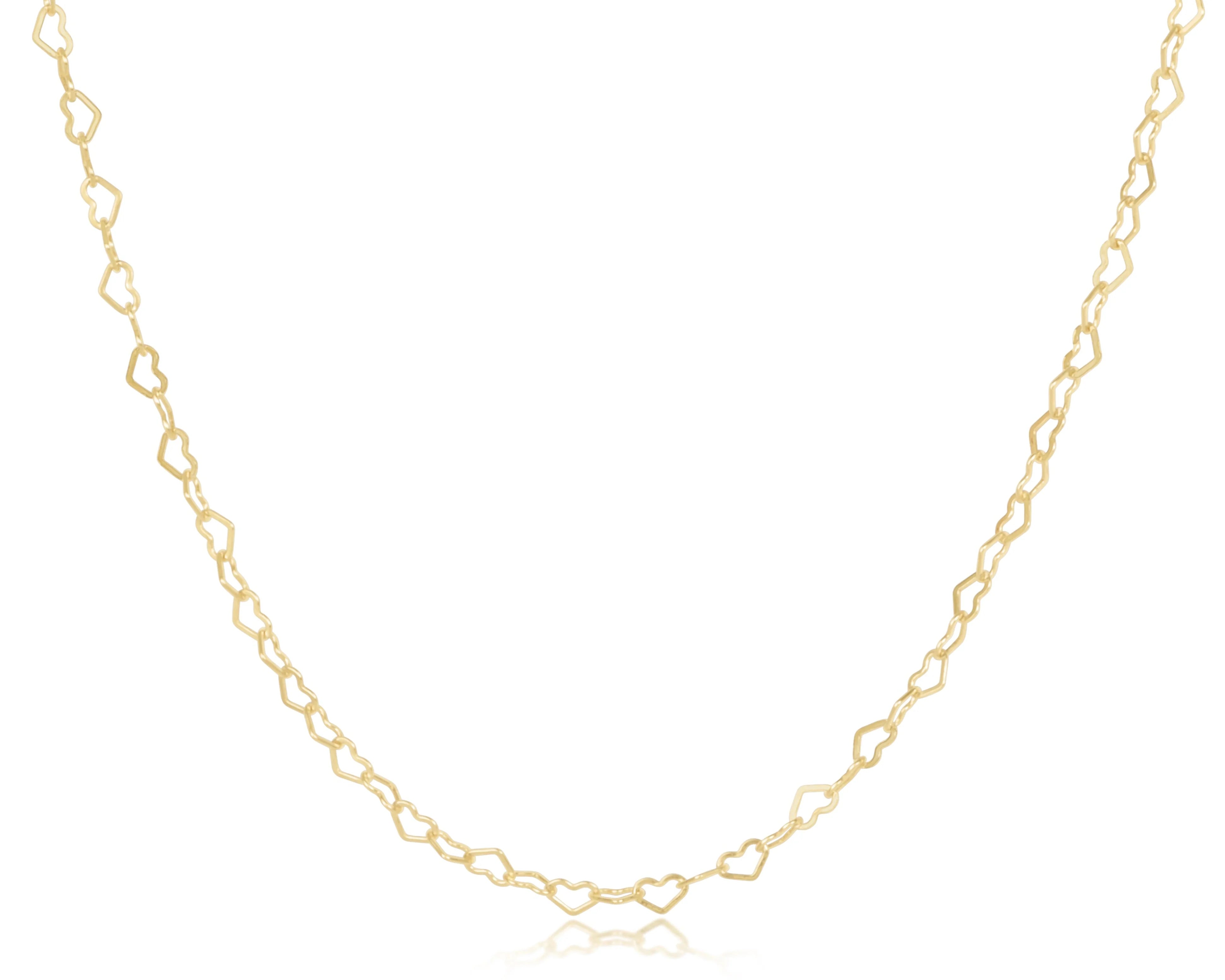 Choker Love Chain Gold 15”