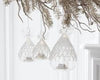 Angel Clear Glass LED w/Lattice Beads 4"