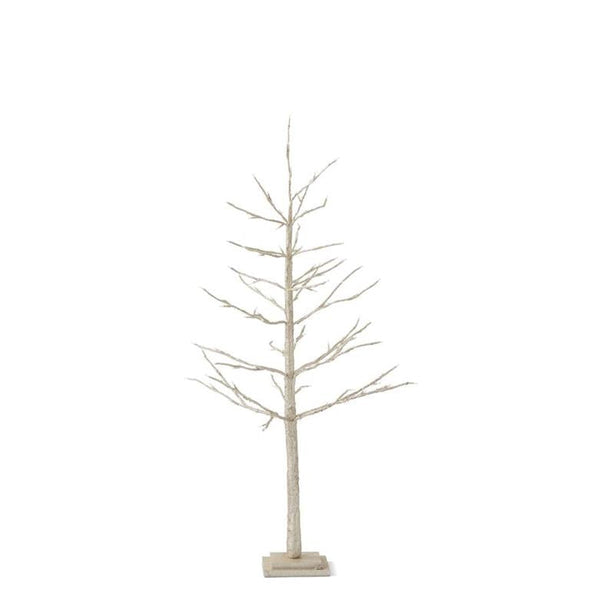 Gold Glitter LED Christmas Tree w/electrical plug- 5Ft
