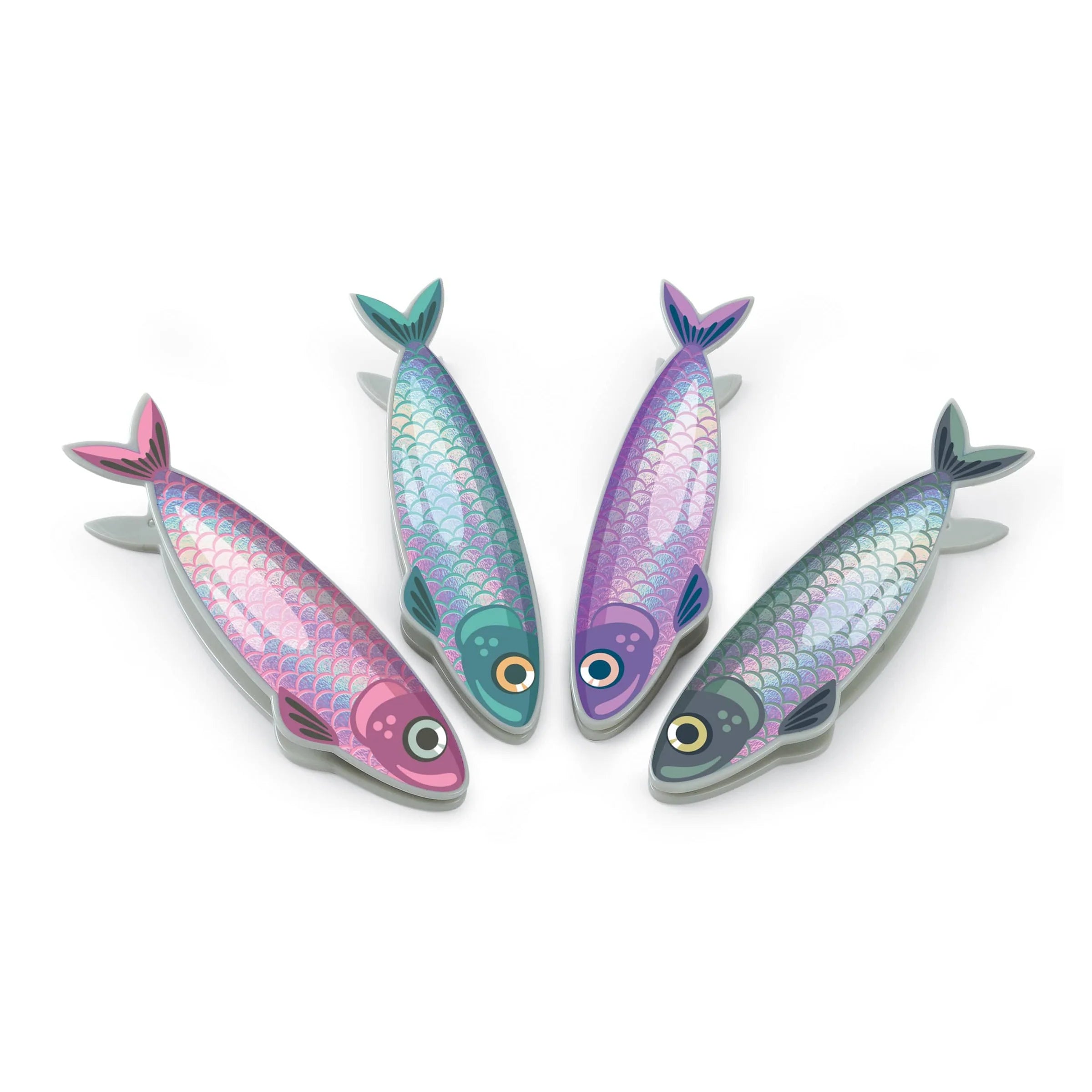 Set of 4 Bag Clips- Fish N Clips