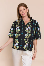 Sofia Marianna One Size Top- Garden Nero