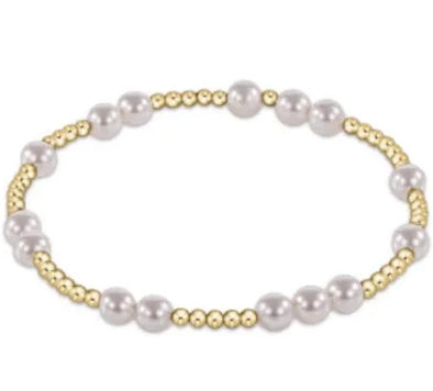 Hope Unwritten Bracelet 6mm - Pearl