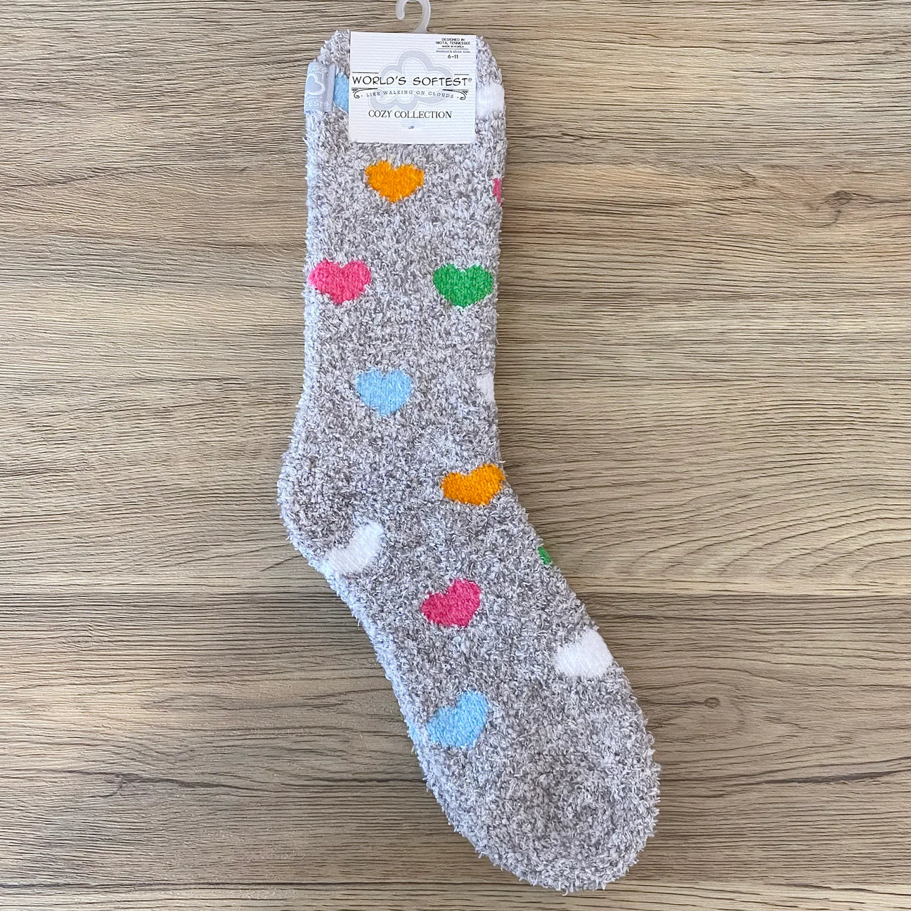 World’s Softest Socks - Heartfelt Multi