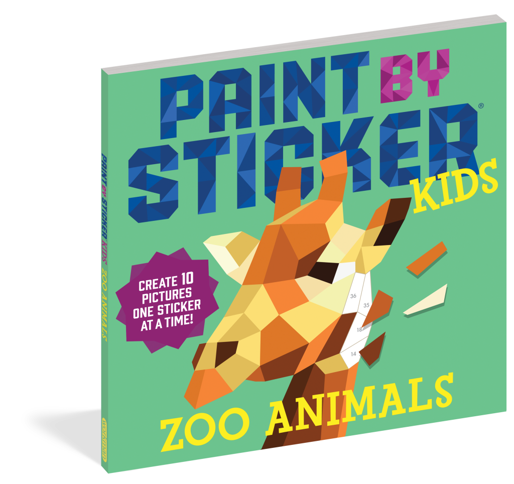 Paint By Sticker Kids / Zoo Animals