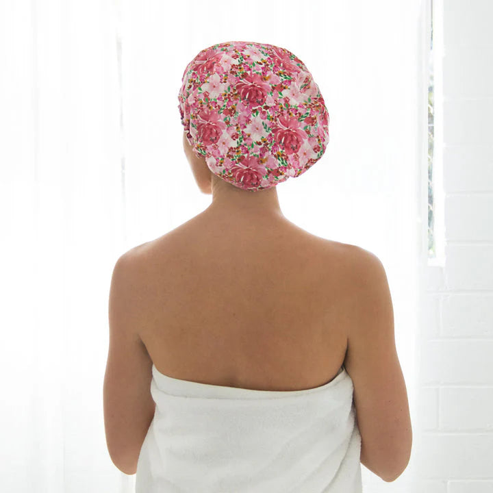 Shower Cap Fleur Rose