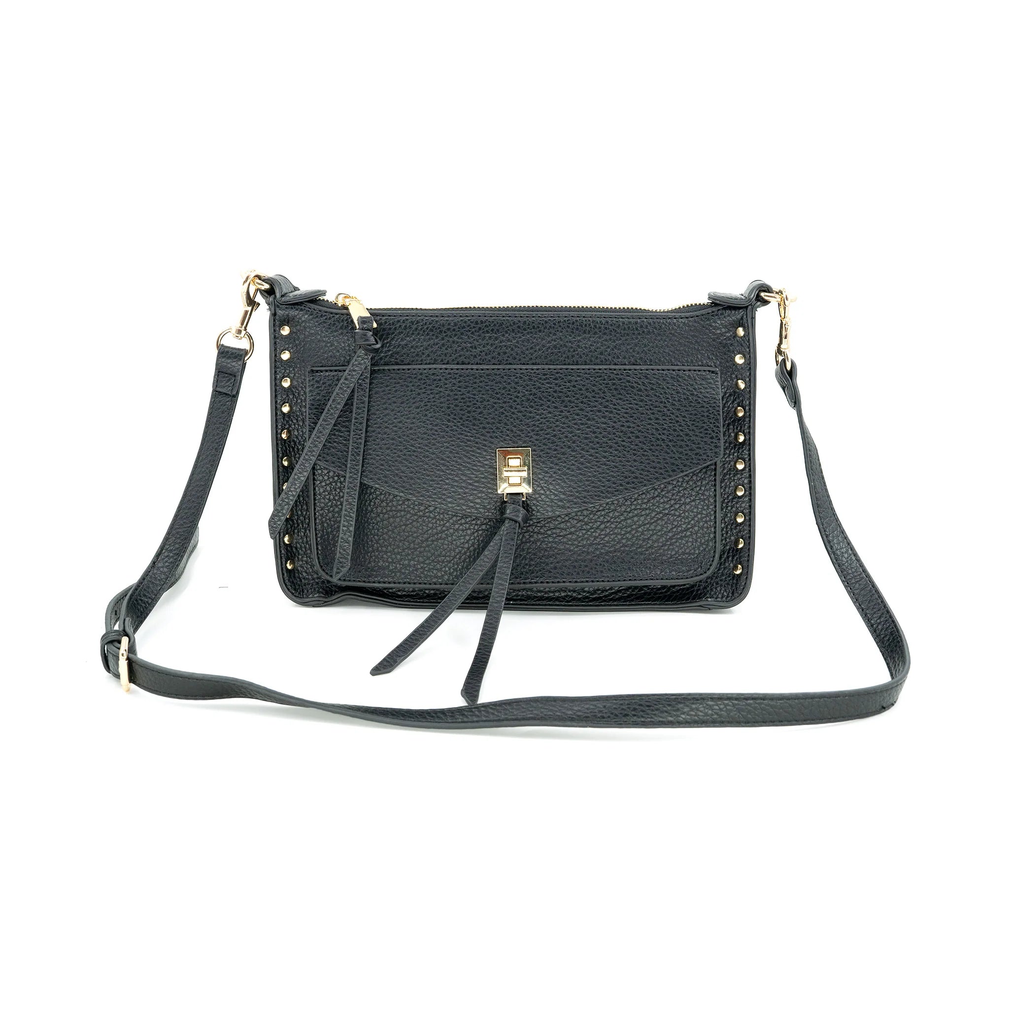 Stud Handbag- Black