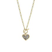 Kristal Life Abundant Heart Toggle Necklace