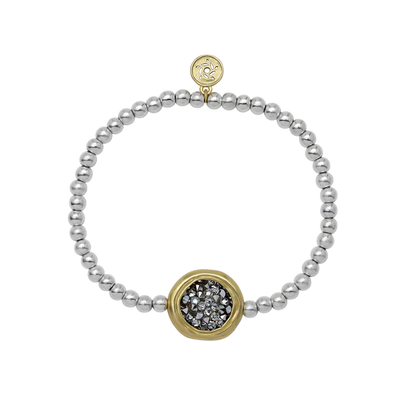 Kristal Dome Stretch Bracelet