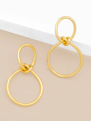 Infinity Knotted Drop Earring