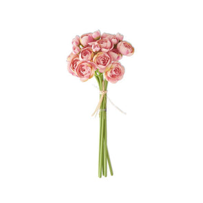 Mini Pink Ranunculus Bundle (7 Stems)- 11 inch high