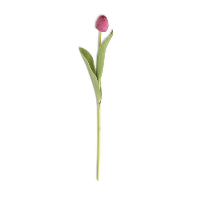 Silk Touch Single Tulip Stem- Fuchsia