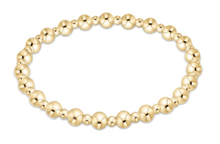 XL ENewton Extends Grateful Pattern 5mm Bead Bracelet