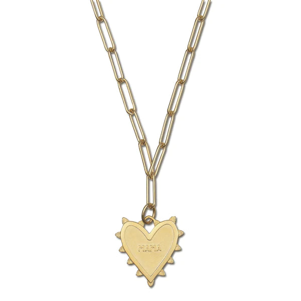 Large Cracked Heart Necklace | HART Custom Charm Jewelry