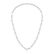 Twisted Link Everything Necklace Sterling Silver
