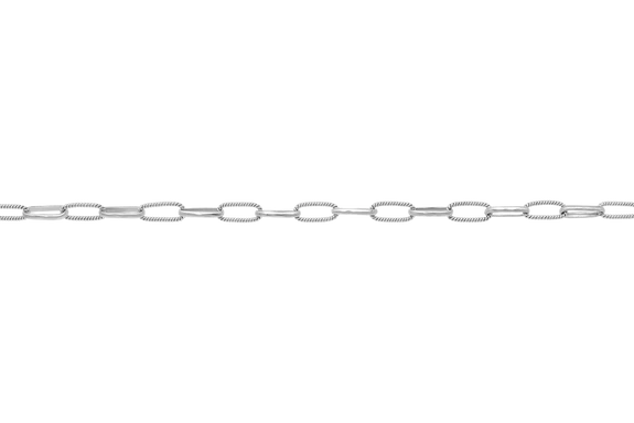 Twisted Link Everything Necklace Sterling Silver